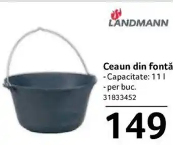 Selgros Ceaun din fontă Ofertă