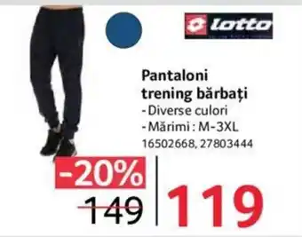 Pantaloni trening bărbați