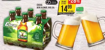 Mega Image CIUCAŞ BERE BLONDĂ, 6X0.33L Ofertă
