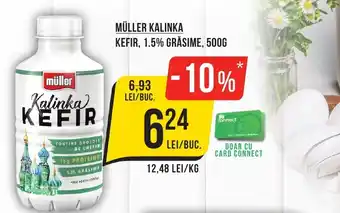 Mega Image MÜLLER KALINKA KEFIR, 1.5% GRĂSIME, 500G Ofertă