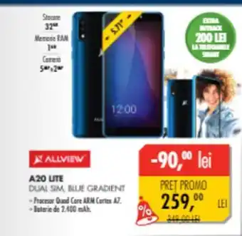 Flanco A20 LITE DUAL SIM, BLUE GRADIENT Ofertă