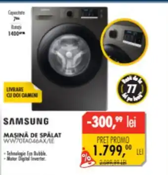 Flanco SAMSUNG MASINA DE SPALAT WW701A046AX/LE Ofertă