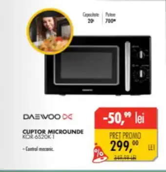 Flanco CUPTOR MICROUNDE KOR 6520K 1 Ofertă
