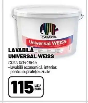 Ambient LAVABILA UNIVERSAL WEISS Ofertă