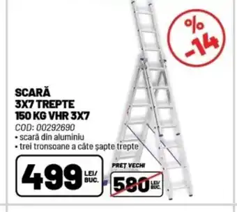 Ambient SCARĂ 3X7 TREPTE 150 KG VHR 3X7 Ofertă