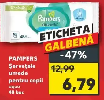Kaufland PAMPERS Şerveţele umede pentru copii Ofertă