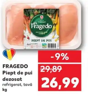 Kaufland FRAGEDO Piept de pui dezosat Ofertă