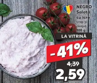 Kaufland NEGRO Salata cu icre Ofertă