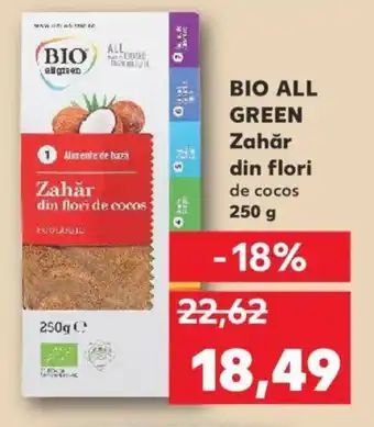 Kaufland BIO ALL GREEN Zahăr din flori de cocos 250 g Ofertă