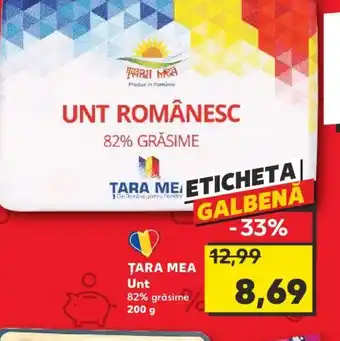 Kaufland ȚARA MEA Unt Ofertă