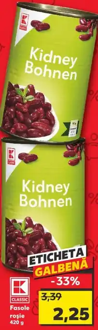Kaufland Fasole roşie 420 g Ofertă