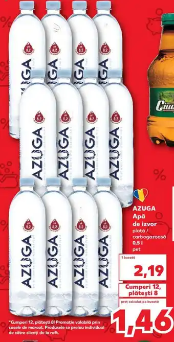 Kaufland AZUGA Apă de izvor Ofertă