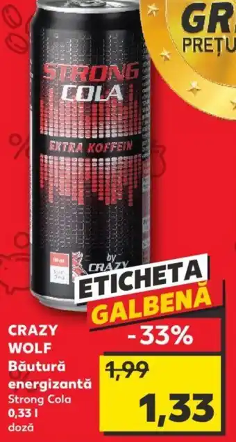 CRAZY WOLF Băutură energizantă