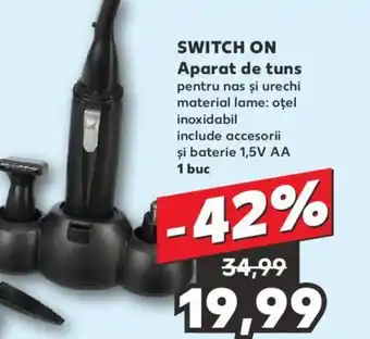 Kaufland SWITCH ON Aparat de tuns Ofertă