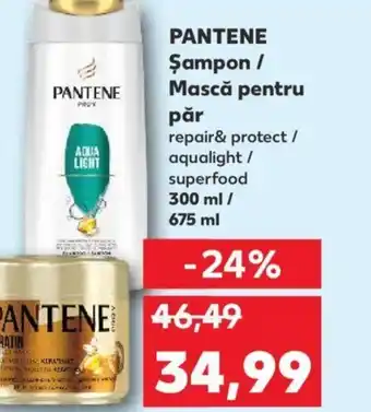 Kaufland PANTENE Şampon / Mască pentru păr Ofertă