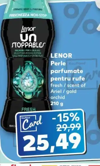 Kaufland LENOR Perle parfumate pentru rufe Ofertă