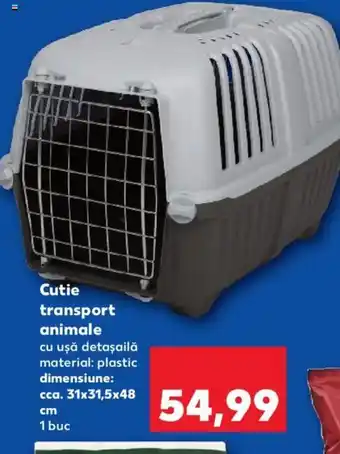 Kaufland Cutie transport animale Ofertă
