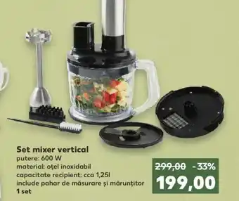 Kaufland Set mixer vertical Ofertă