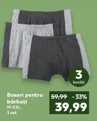 Kaufland Boxeri pentru bărbaţi M-XXL Ofertă
