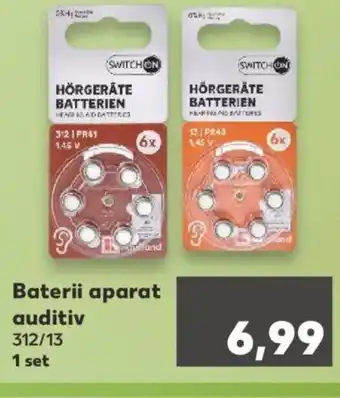 Kaufland Baterii aparat auditiv Ofertă