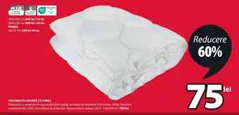 JYSK VIKANES PLAPUMĂ CU FIBRE Ofertă