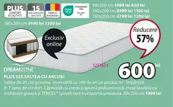 JYSK PLUS S55 SALTEA CU ARCURI Ofertă