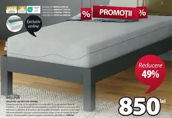 JYSK GOLD F85 SALTEA DIN SPUMĂ Ofertă