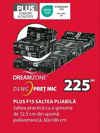 JYSK PLUS F15 SALTEA PLIABILĂ Ofertă