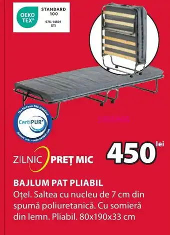 JYSK BAJLUM PAT PLIABIL Ofertă