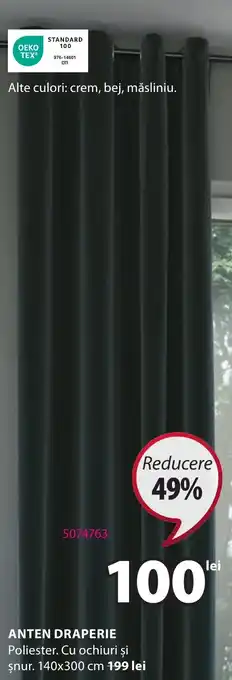 JYSK ANTEN DRAPERIE Ofertă