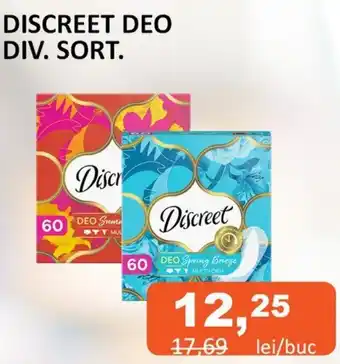 Unicarm DISCREET DEO DIV. SORT. Ofertă