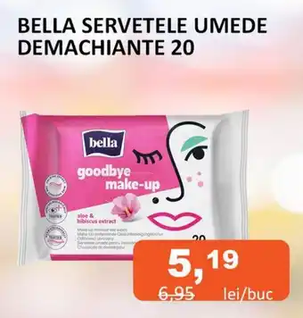 BELLA SERVETELE UMEDE DEMACHIANTE 20