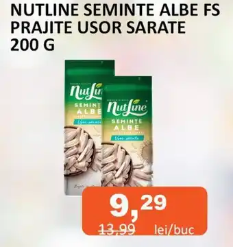Unicarm NUTLINE SEMINTE ALBE FS PRAJITE USOR SARATE 200 G Ofertă