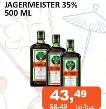 Unicarm JAGERMEISTER 35% 500 ML Ofertă