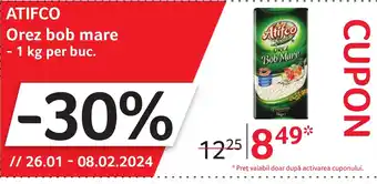 Selgros ATIFCO Orez bob mare Ofertă