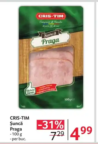Selgros CRIS-TIM Şuncă Praga Ofertă