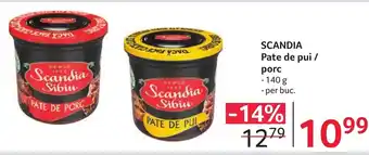Selgros SCANDIA Pate de pui / porc Ofertă