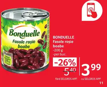 Selgros BONDUELLE Fasole roșie boabe Ofertă