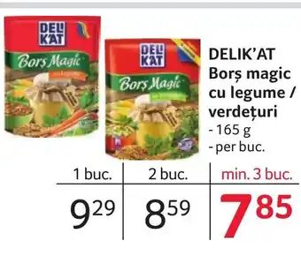 Selgros DELIK'AT Borş magic cu legume / verdețuri Ofertă