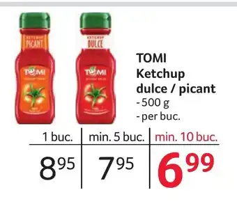 Selgros TOMI Ketchup dulce / picant Ofertă