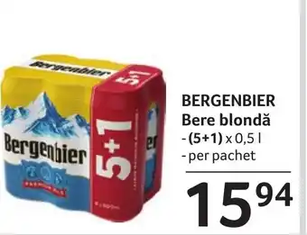 Selgros BERGENBIER Bere blondă Ofertă