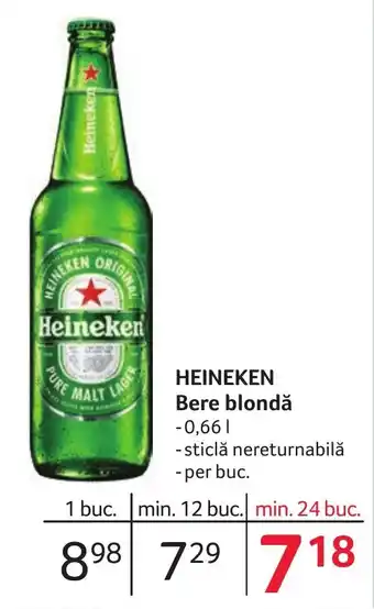 HEINEKEN Bere blondă
