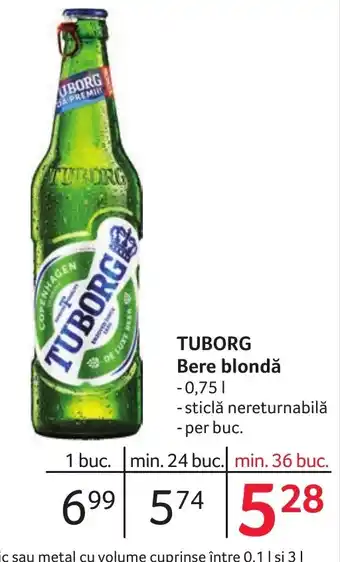 Selgros TUBORG Bere blondă Ofertă