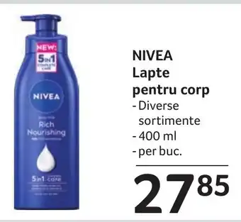 Selgros NIVEA Lapte pentru corp Ofertă