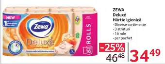 Selgros ZEWA Deluxé Hârtie igienică Ofertă