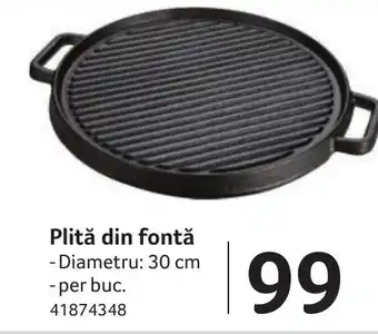 Selgros Plită din fontă Ofertă