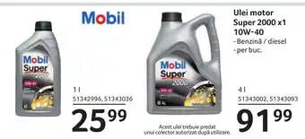 Selgros Ulei motor Super 2000 x1 10W-40 Ofertă