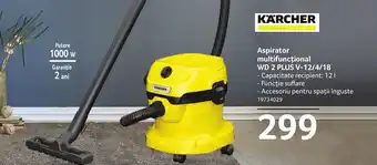 Selgros KÄRCHER Aspirator multifuncțional WD 2 PLUS V-12/4/18 Ofertă