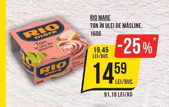 Mega Image RIO MARE TON ÎN ULEI DE MĂSLINE, 160G Ofertă