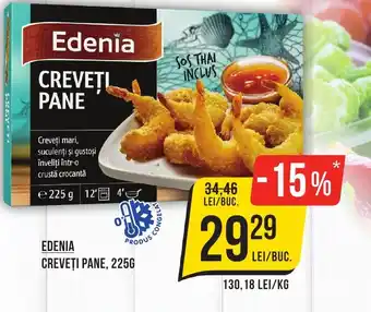 Mega Image EDENIA CREVEȚI PANE, 225G Ofertă
